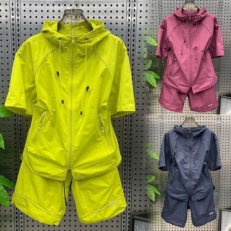 Outdoor Sports Outfit - Мужской летний тонкий комплект для активного