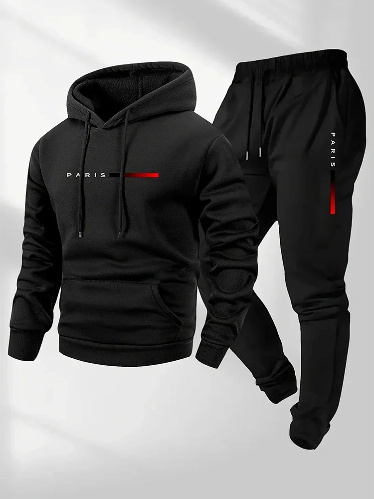 Outdoor Sports Outfit - Повседневный спортивный костюм для бега, однотонный,