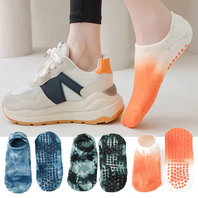 Trampoline Park Sock - Женские красочные противоскользящие носки для йоги,