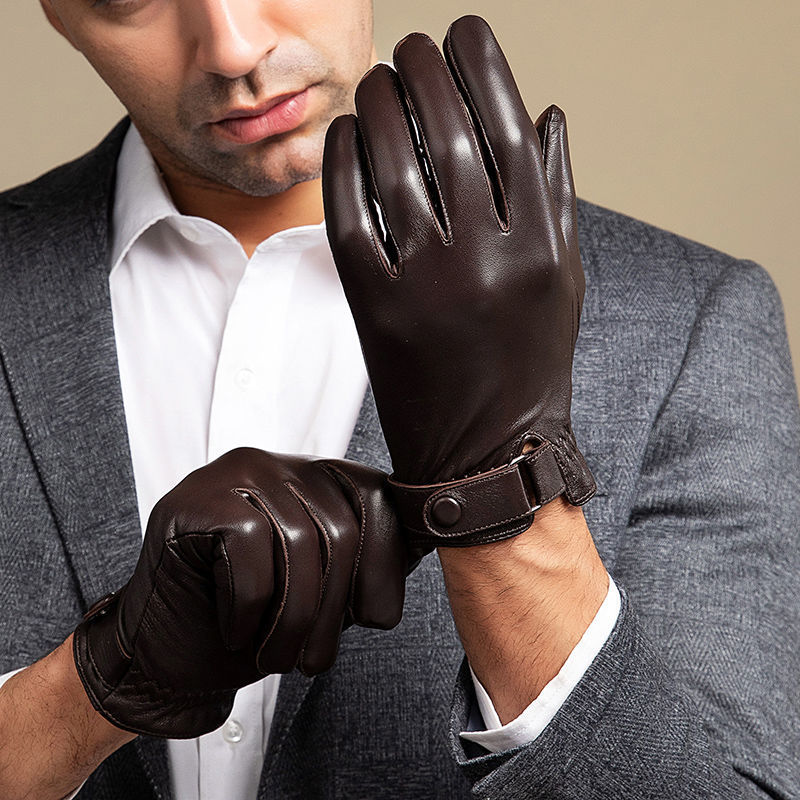 Horse Riding Glove - 2024, мужские кожаные перчатки из овчины,