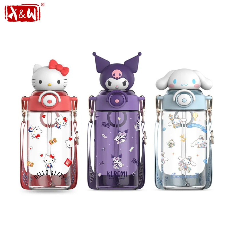 Outdoor Sport Field - Кружка-поильник X&W Kawaii Sanrio с соломинкой,
