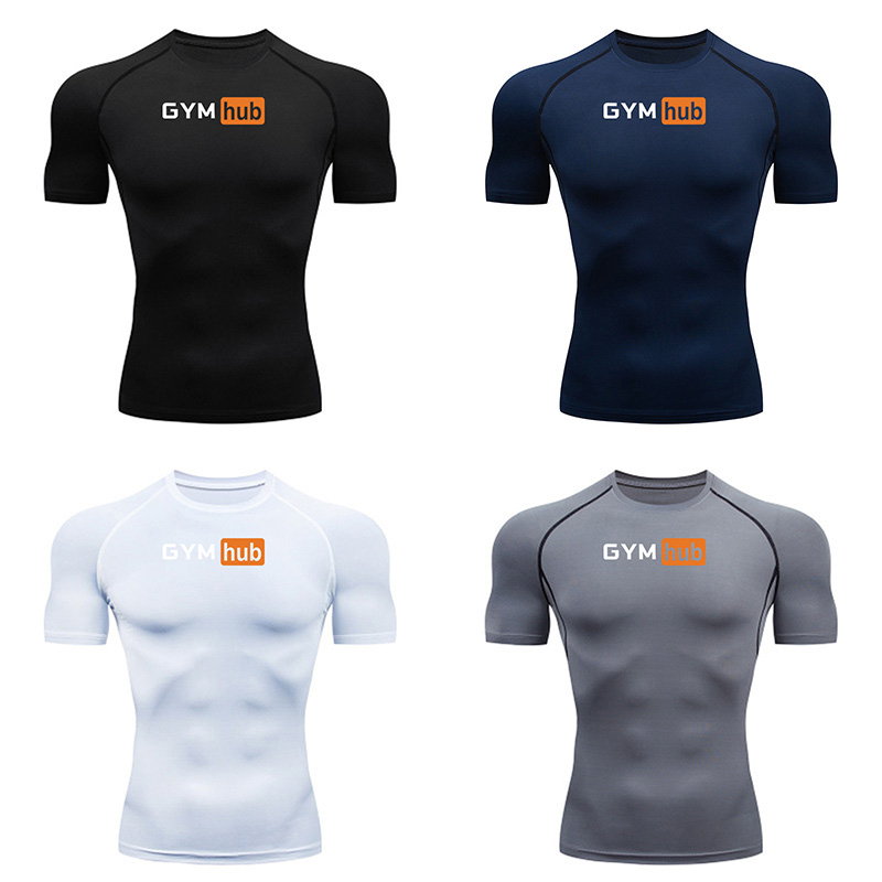 Outdoor Sport.Hub - Мужская компрессионная футболка Gym Hub с