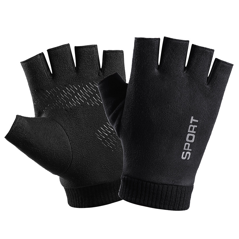Horse Riding Glove - Мужские Зимние Замшевые Кожаные плюшевые плотные