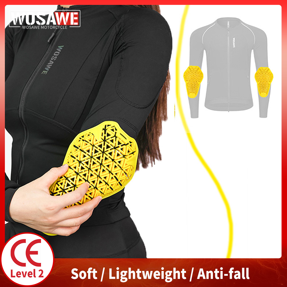 Mtb Elbow Pad - Летние дышащие мотоциклетные налокотники WOSAWE, эластичные