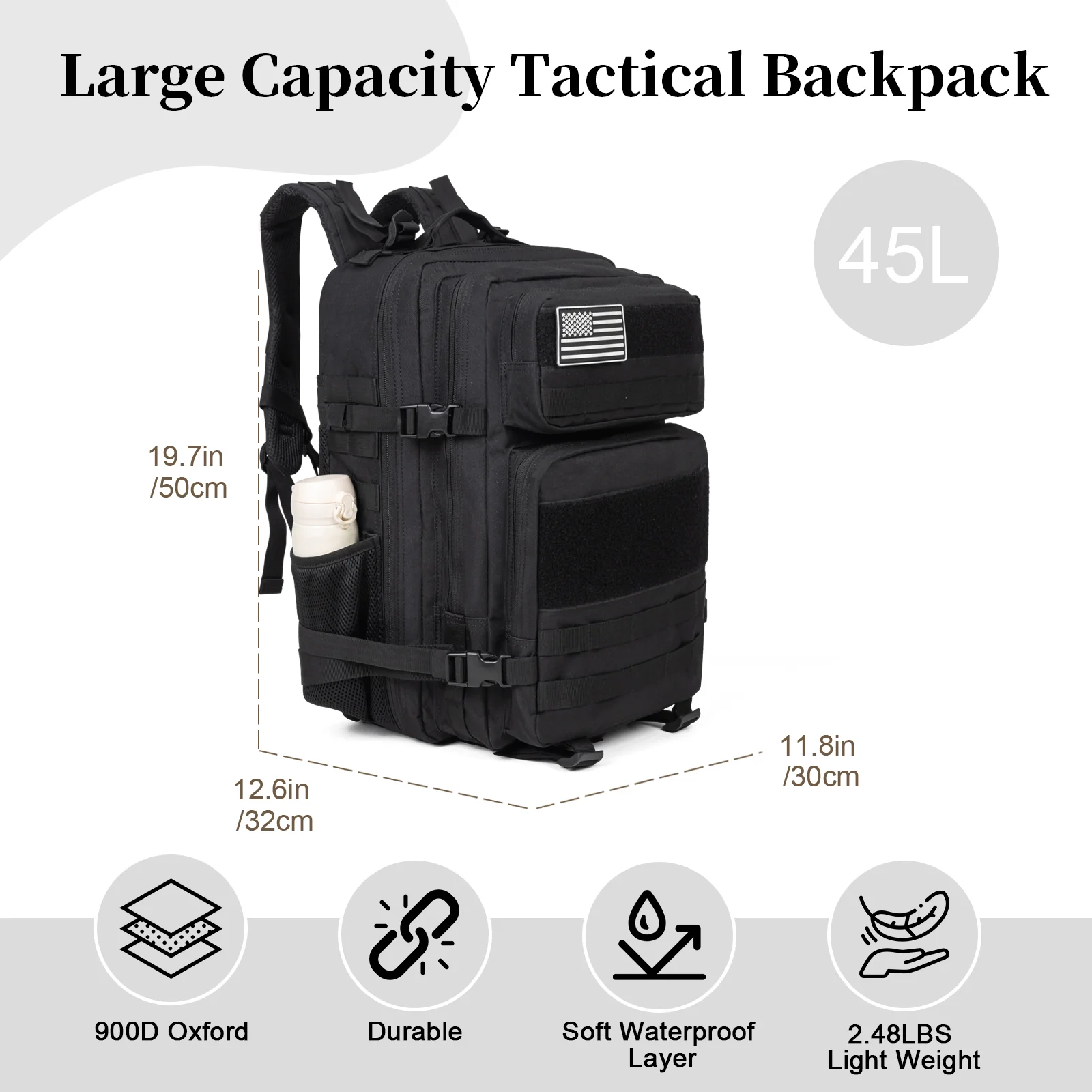 60-литровый армейский тактичес – обзор и цена Outdoor Sport Bag