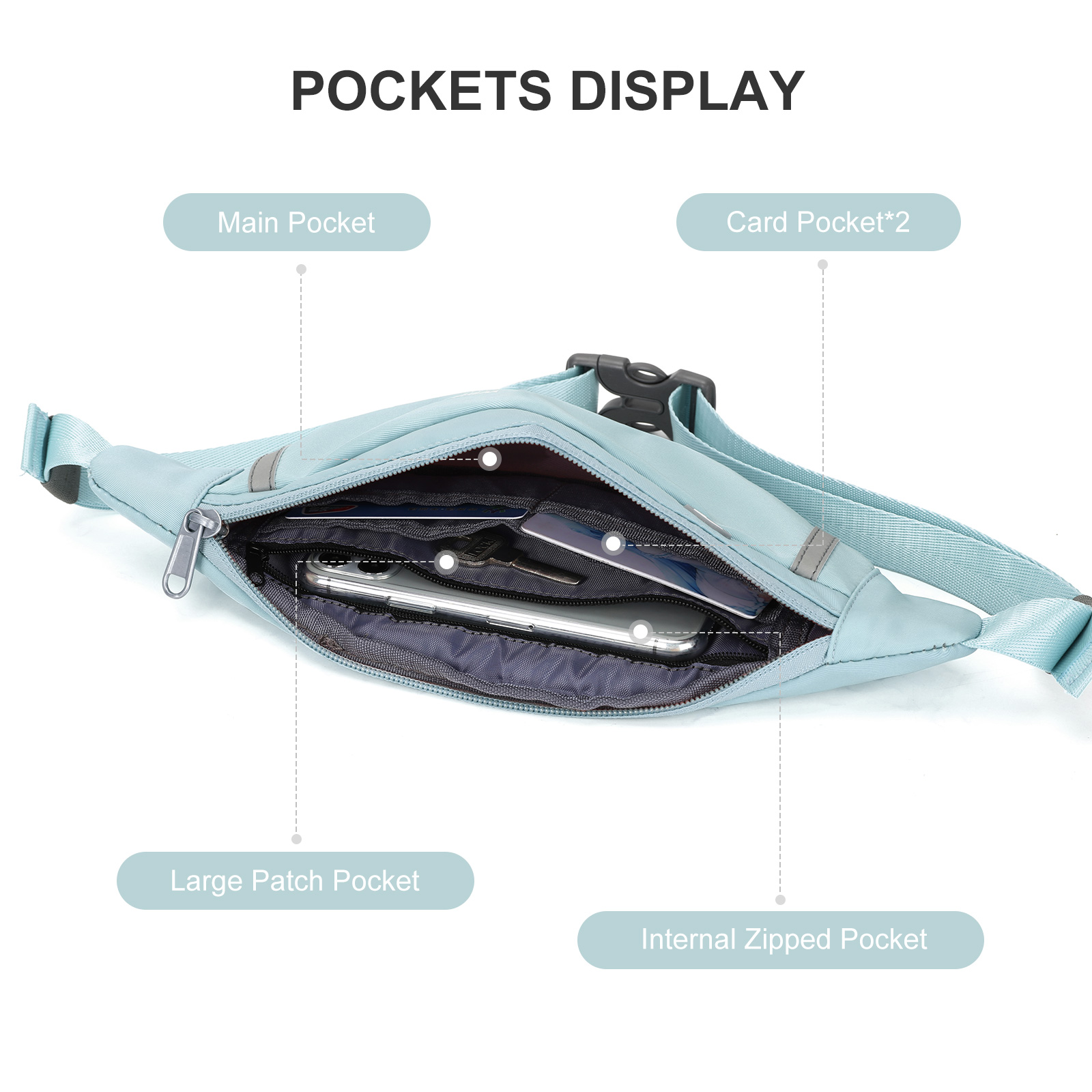 Водонепроницаемая поясная сумк – обзор и цена Outdoor Sport Bag