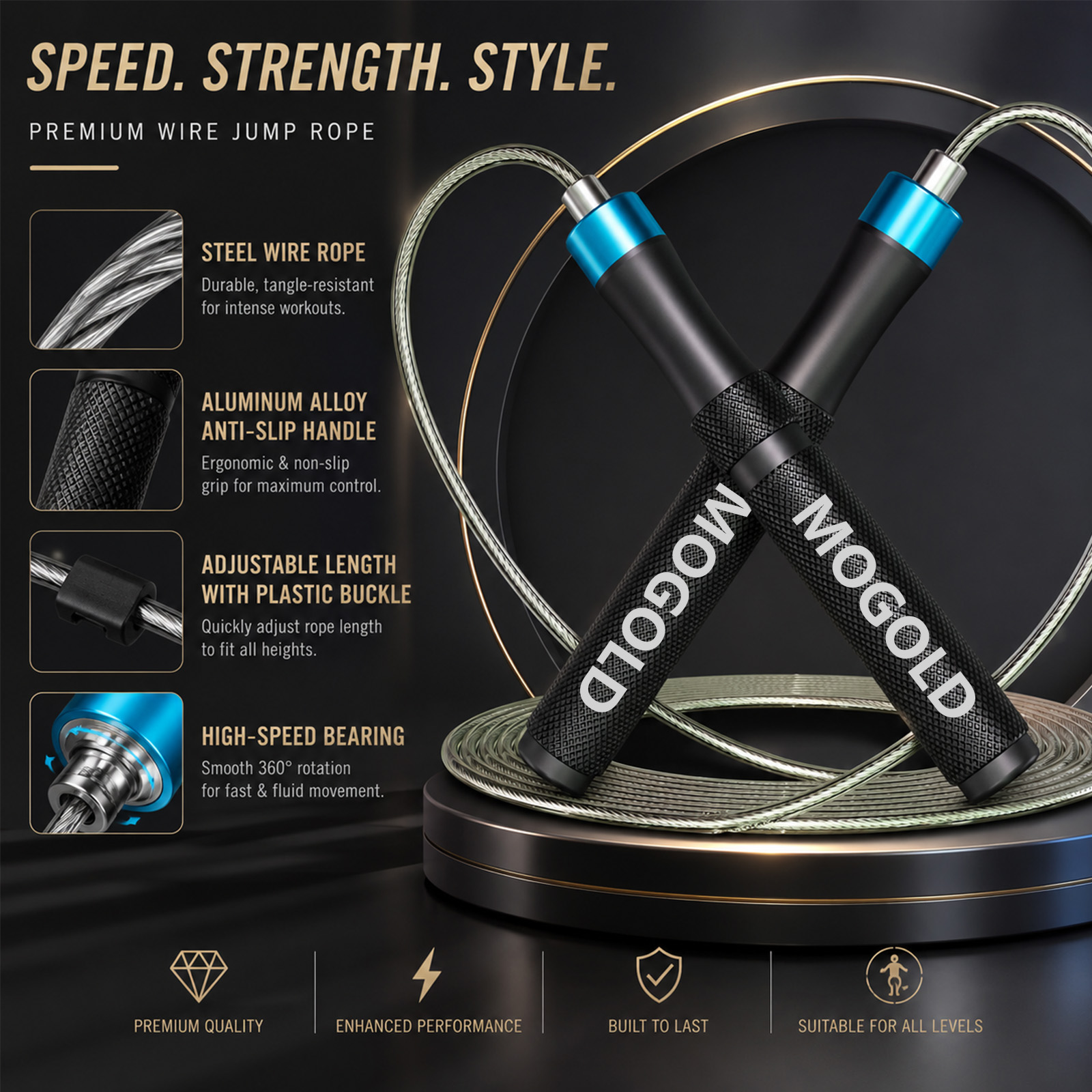 Профессиональная скоростная ск – обзор и цена Speed Skipping Rope