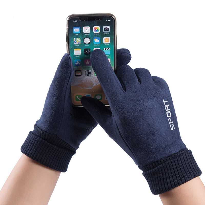 Мужские Зимние Замшевые Кожаны – обзор и цена Horse Riding Glove