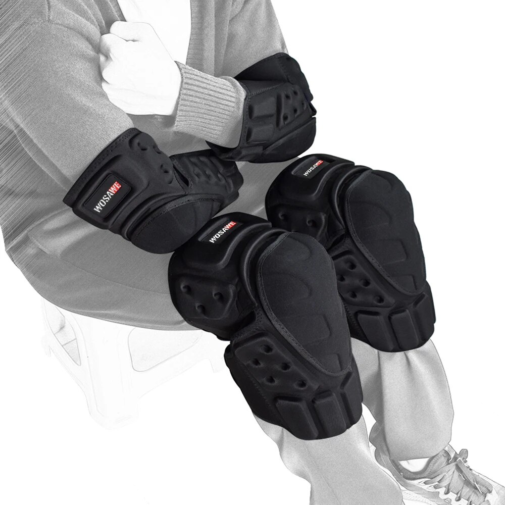 Защита коленей WOSAWE для мото – обзор и цена Mtb Elbow Pad